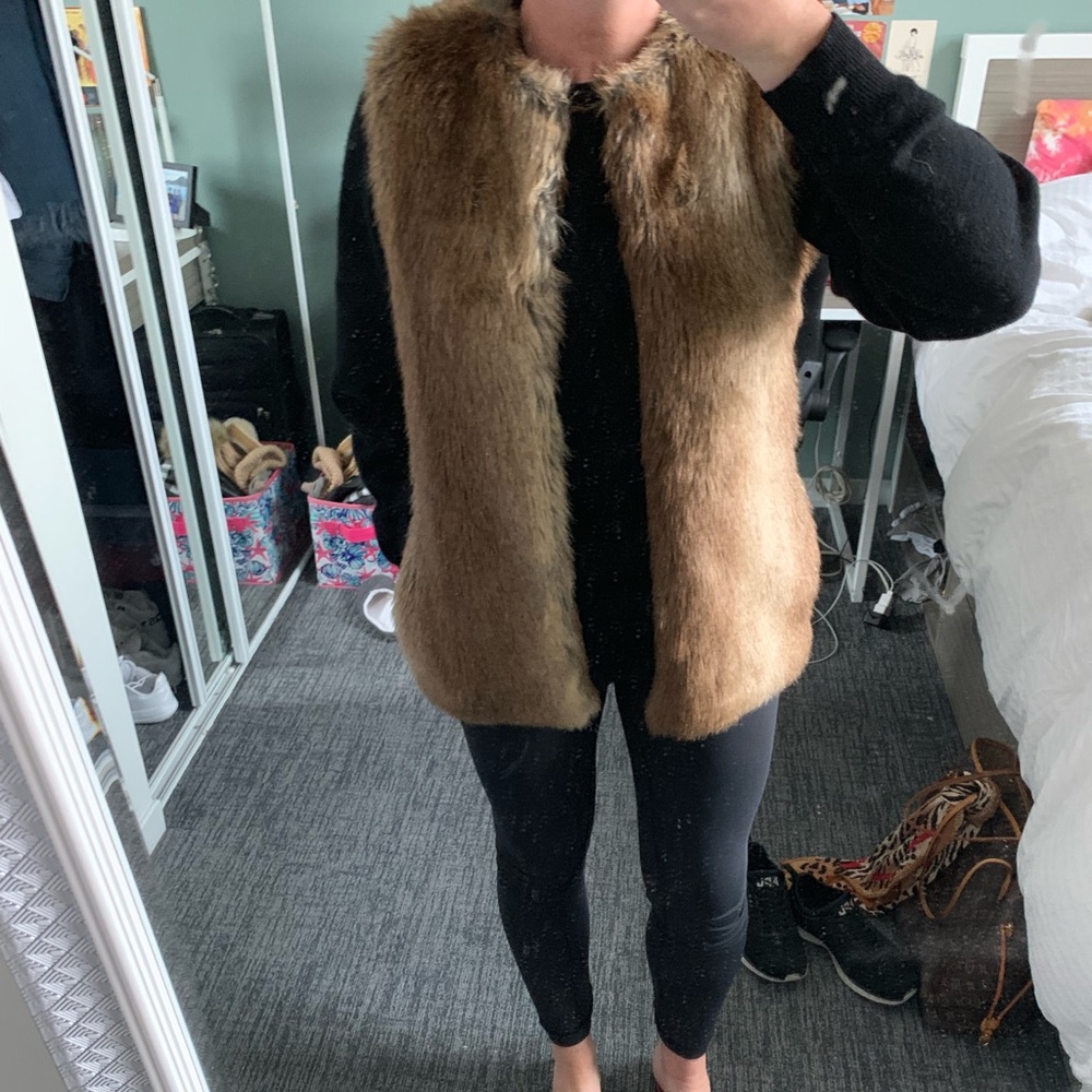 Cozy Zara fur vest